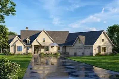 Rustic Ranch With Bonus Upstairs Spaces