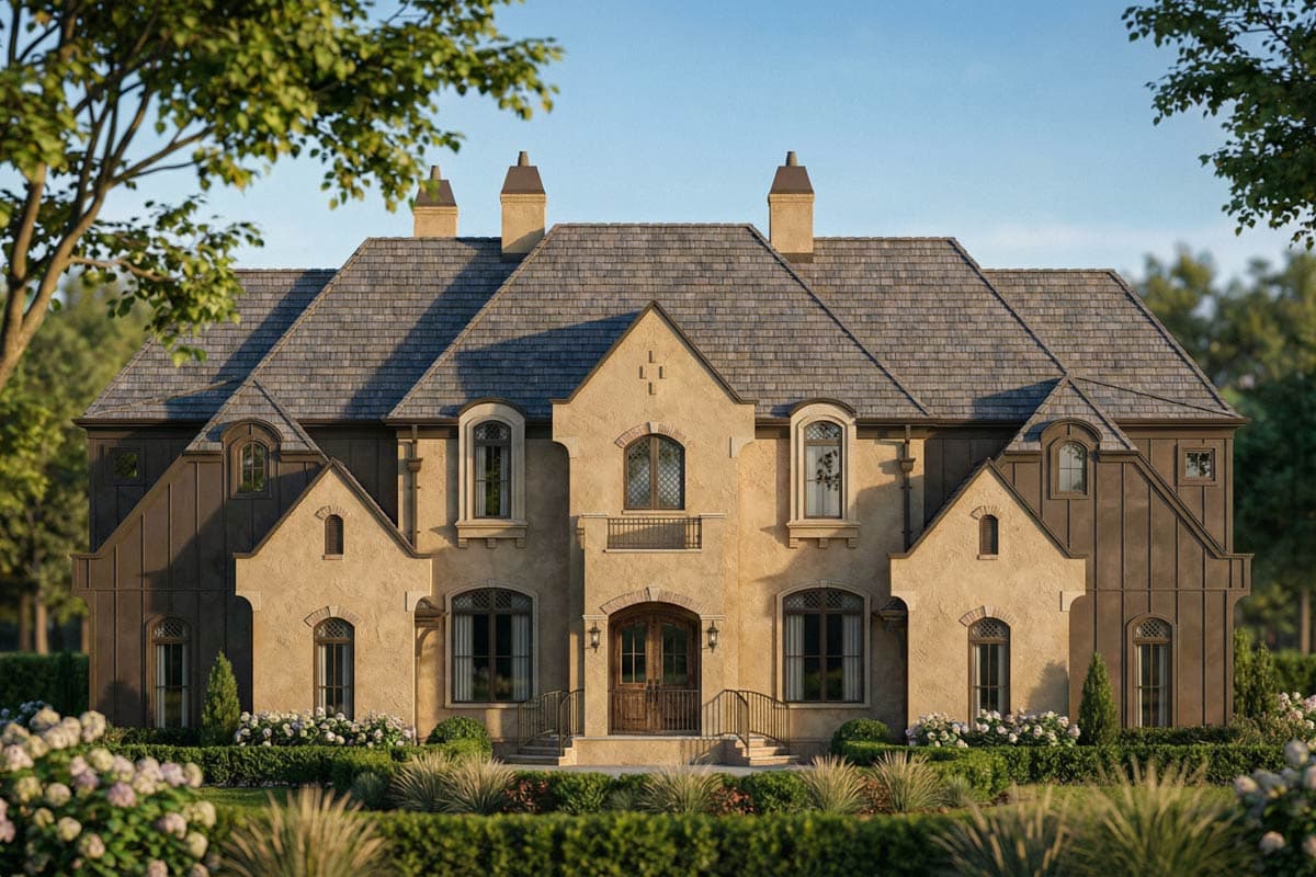 Plan 12278JL: Six Bedroom Luxury Chateau - Image #3 - European, French Country