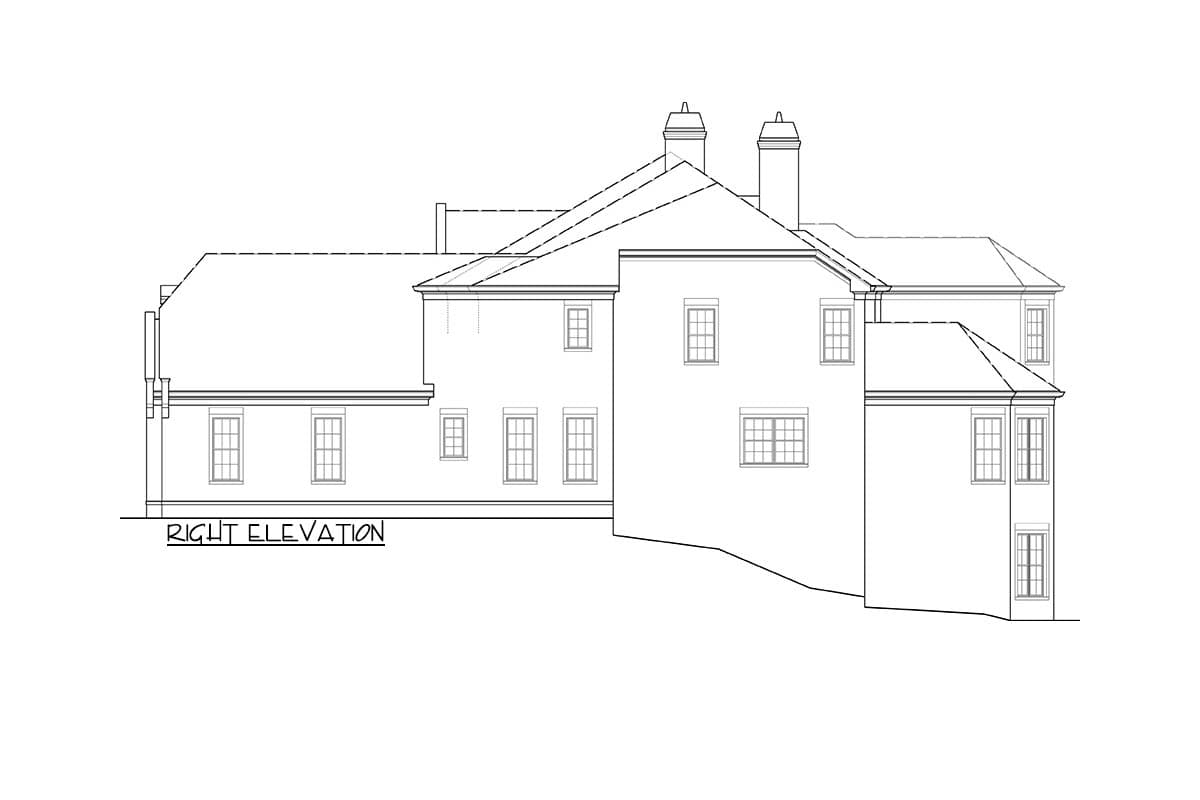 Plan 12278JL: Six Bedroom Luxury Chateau - Image #8 - European, French Country