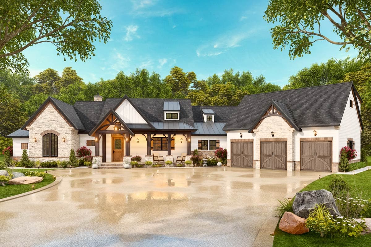 Plan 12279JL: Mountain Ranch with Expansion and Options - Image #17 - Craftsman, Mountain, Ranch