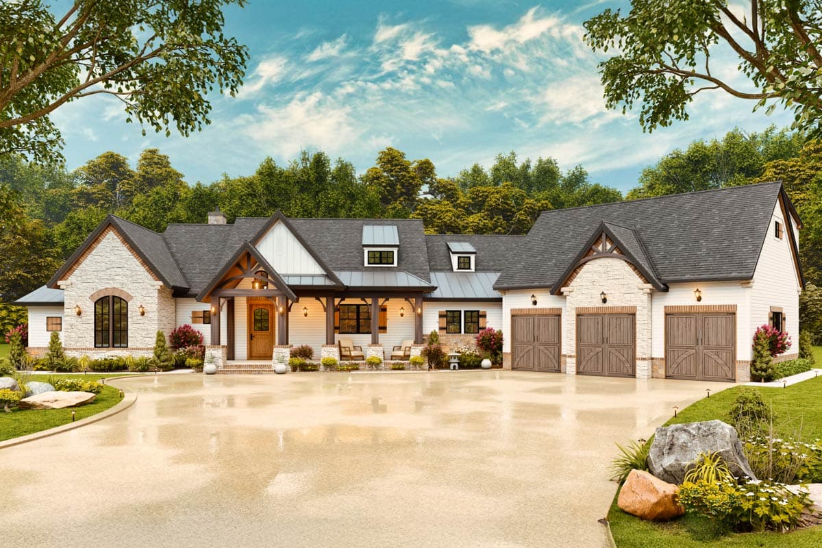 Plan 12279JL: Mountain Ranch with Expansion and Options - Image #18 - Craftsman, Mountain, Ranch