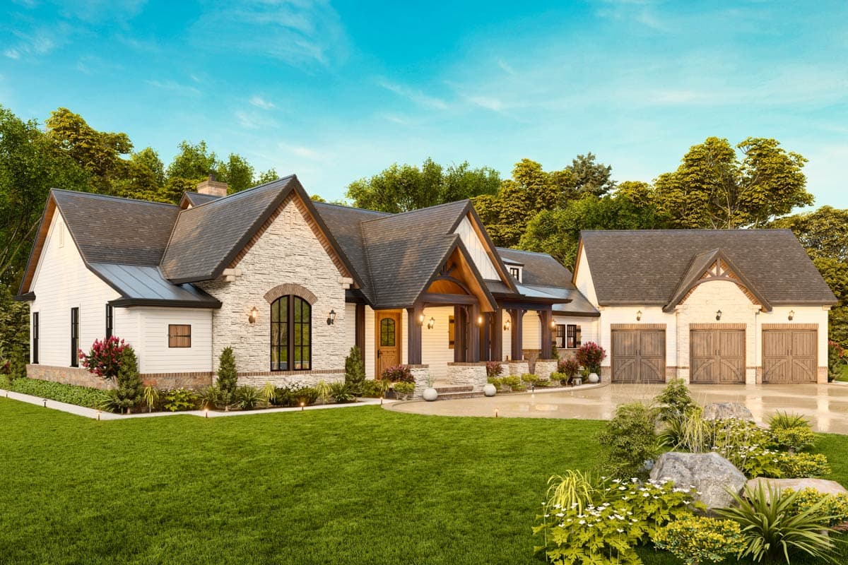 Plan 12279JL: Mountain Ranch with Expansion and Options - Image #21 - Craftsman, Mountain, Ranch