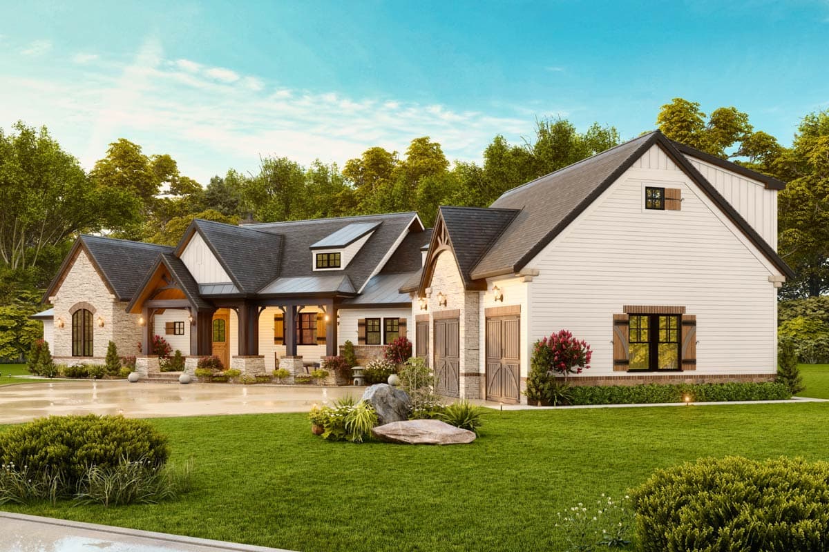 Plan 12279JL: Mountain Ranch with Expansion and Options - Image #22 - Craftsman, Mountain, Ranch