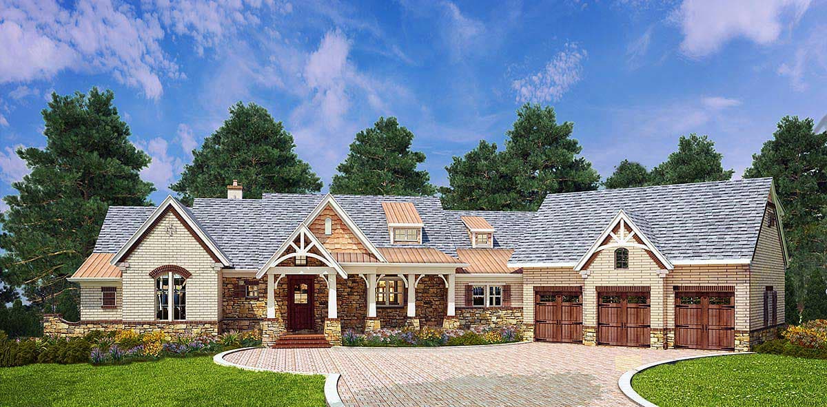 Plan 12279JL: Mountain Ranch with Expansion and Options - Image #6 - Craftsman, Mountain, Ranch