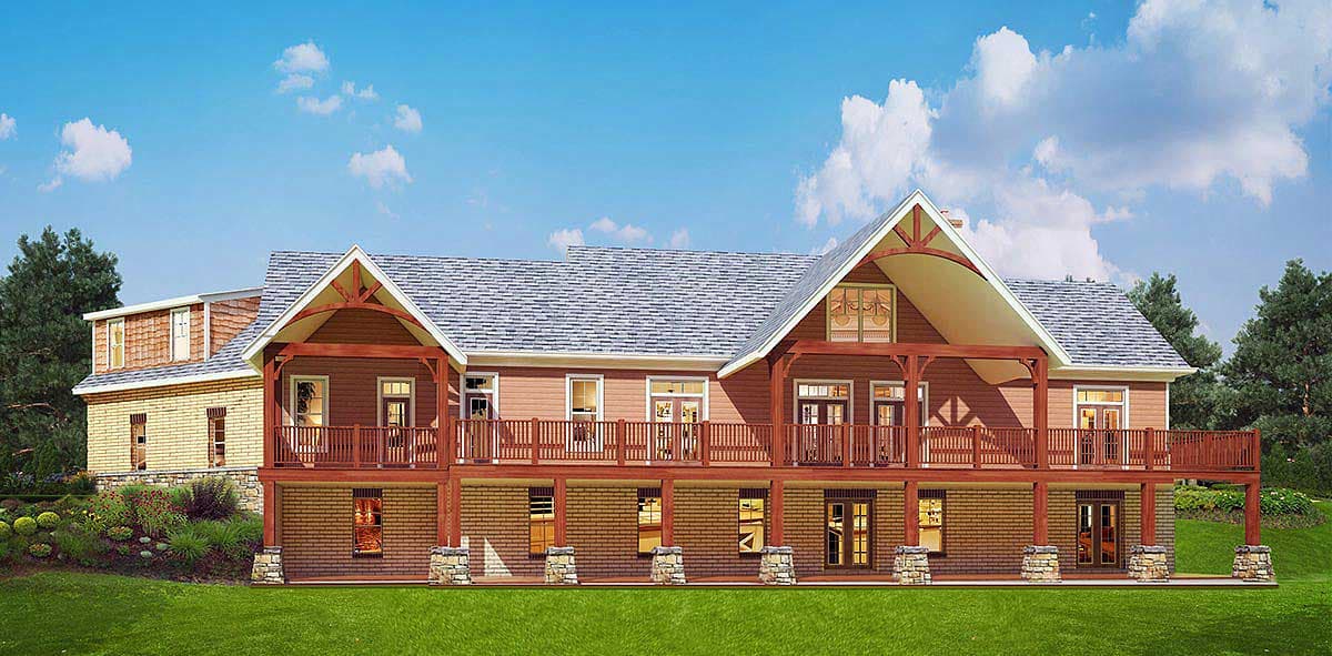 Plan 12279JL: Mountain Ranch with Expansion and Options - Image #9 - Craftsman, Mountain, Ranch