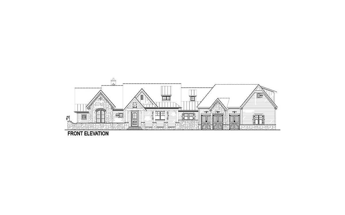 Plan 12279JL: Mountain Ranch with Expansion and Options - Image #13 - Craftsman, Mountain, Ranch
