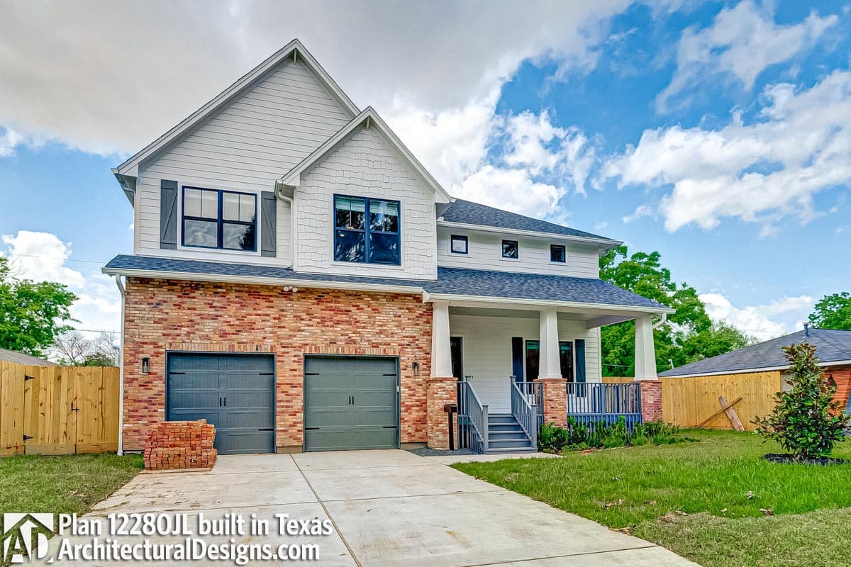 build gallery item - House Plan 12280JL Comes to Life in Texas