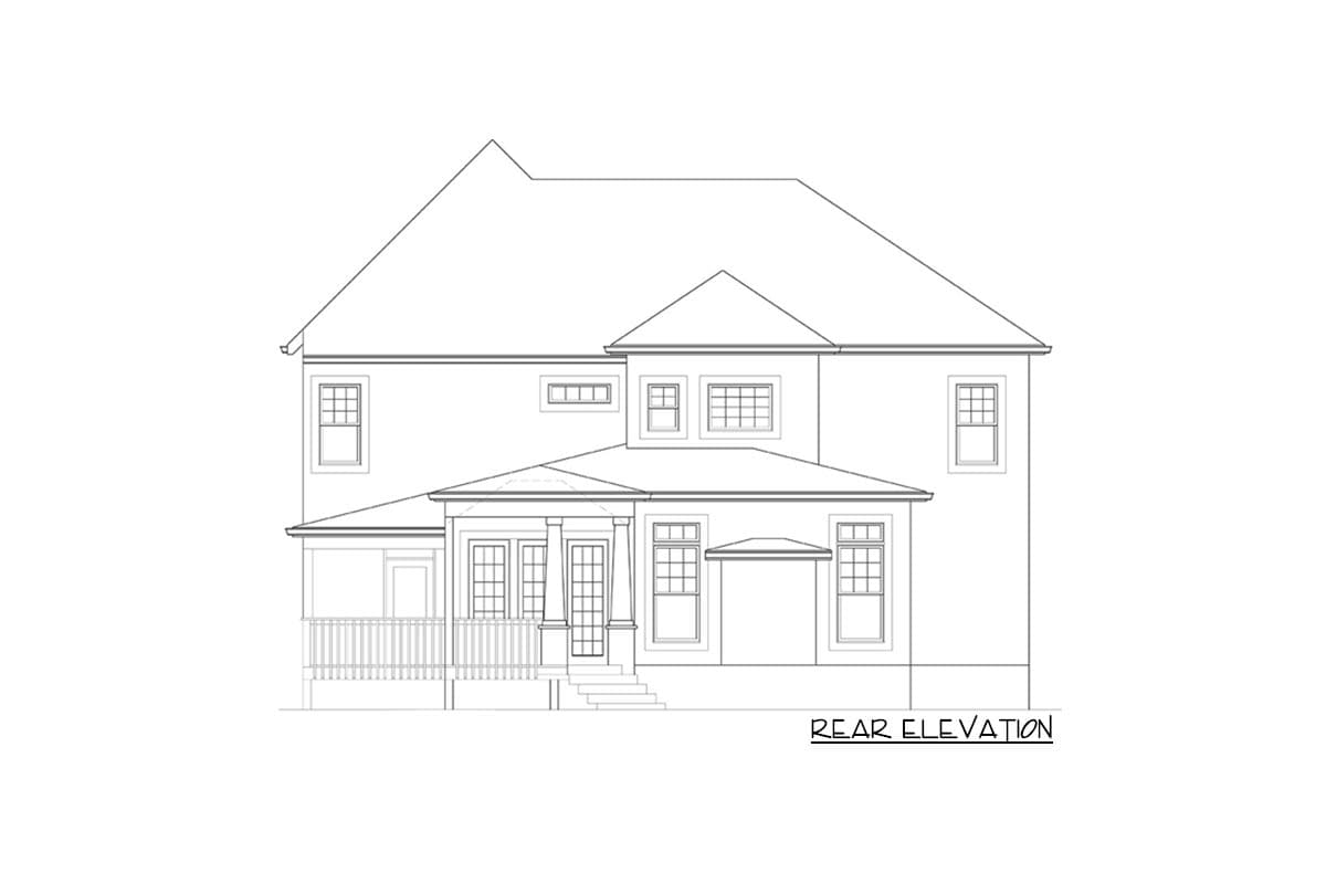 Plan 12280JL: Flexible 3 or 4 Bed House Plan - Image #21 - Traditional