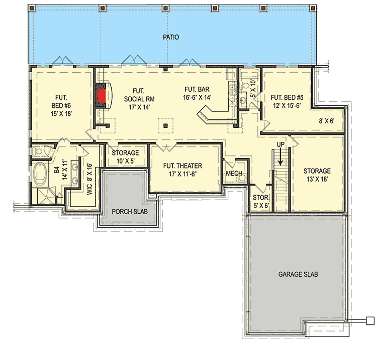 Plan 12281JL: Craftsman Ranch with Options - 2355 Sq Ft - Floor Plan - Optional Lower Level - Craftsman, Ranch