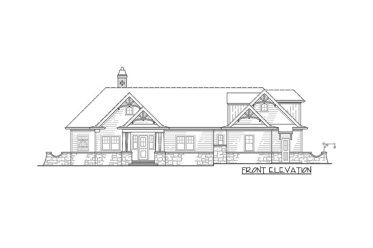 Plan 12281JL: Craftsman Ranch with Options - 2355 Sq Ft - Image #21 - Craftsman, Ranch