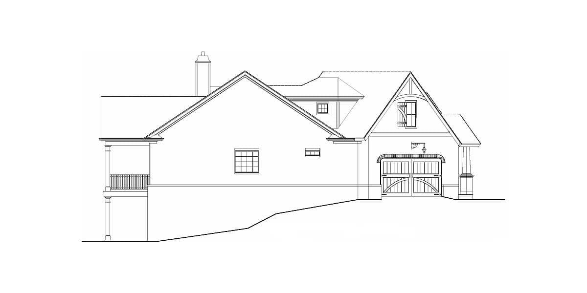 Plan 12283JL: Classic 3 Bed Design with Angled Garage and Bonus Expansion - 2619 Sq Ft - Image #8 - Mountain, Traditional