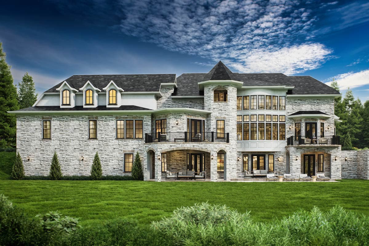 Plan 12287JL: Luxurious European House Plan with In-law Suite - Image #6 - European, French Country, Traditional