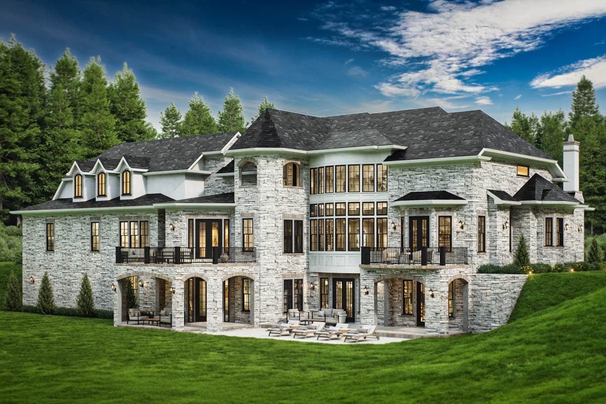 Plan 12287JL: Luxurious European House Plan with In-law Suite - Image #7 - European, French Country, Traditional