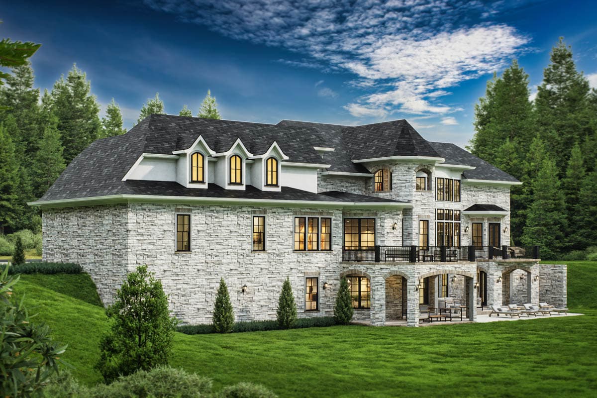 Plan 12287JL: Luxurious European House Plan with In-law Suite - Image #8 - European, French Country, Traditional