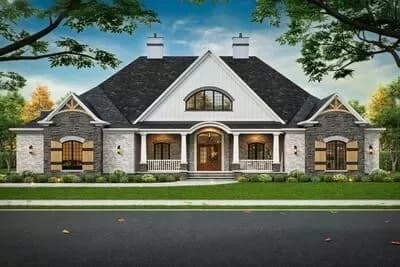 Luxury European House Plan with Home Theater, Dual Islands, and Lavish Master