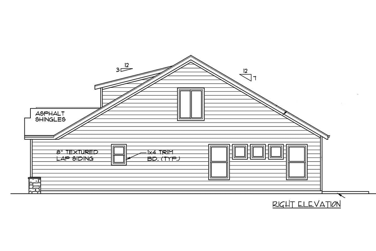 Plan 12733MA: 2 Story Craftsman Bungalow With Options - Image #5 - Bungalow, Cottage, Craftsman, Northwest, Rustic