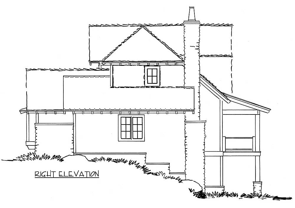 Plan 12908KN: Rustic Cottage With Picture Window - Image #5 - Cottage, Country, Mountain, Rustic, Vacation