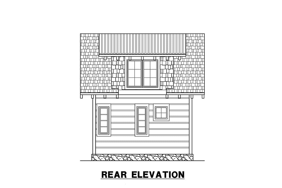 Plan 12909KN: Country Getaway - Image #4 - Cottage, Country, Mountain, Rustic, Vacation