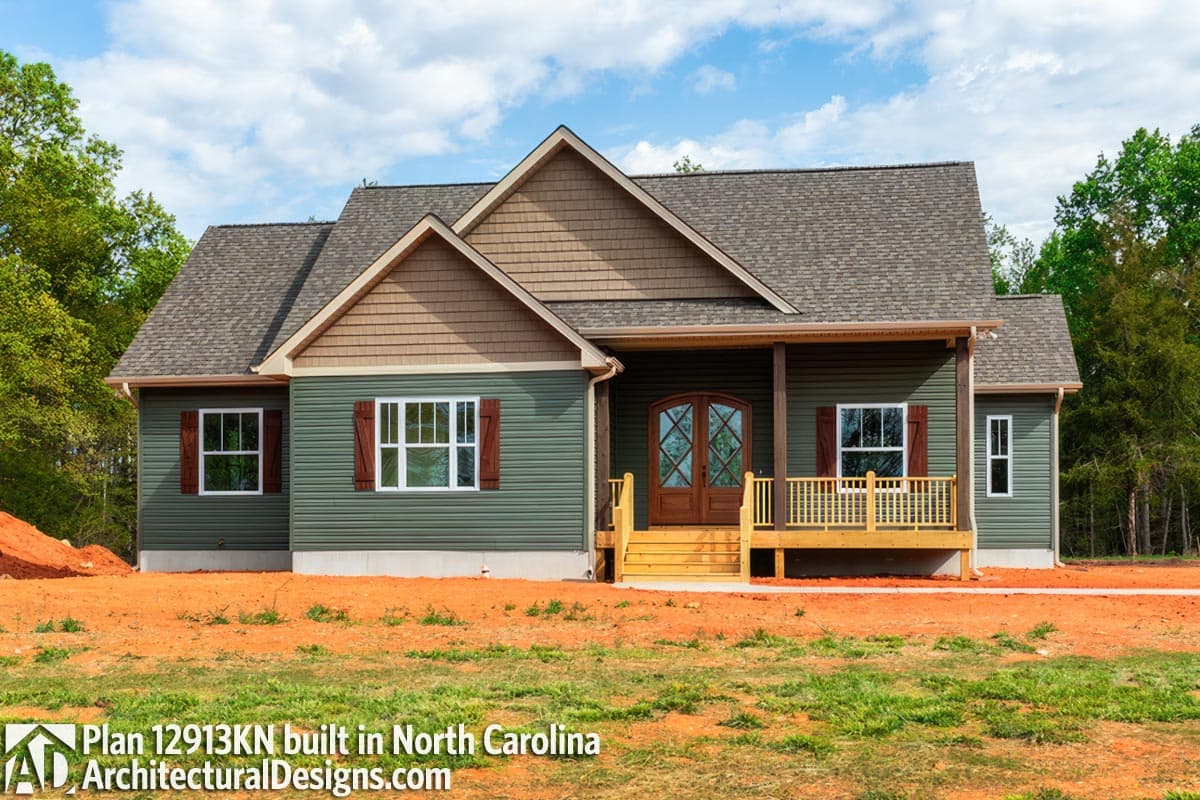 build gallery item - House Plan 12913KN Comes to Life in North Carolina