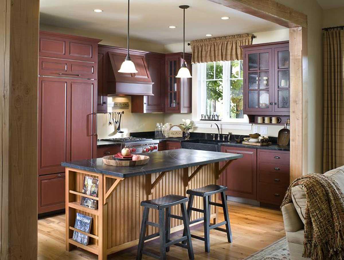 Plan 12913KN: 3 Bed House Plan with Vaulted Living Room and Master Suite - Image #5 - Cabin, Country, Craftsman, Mountain, Rustic, Vacation