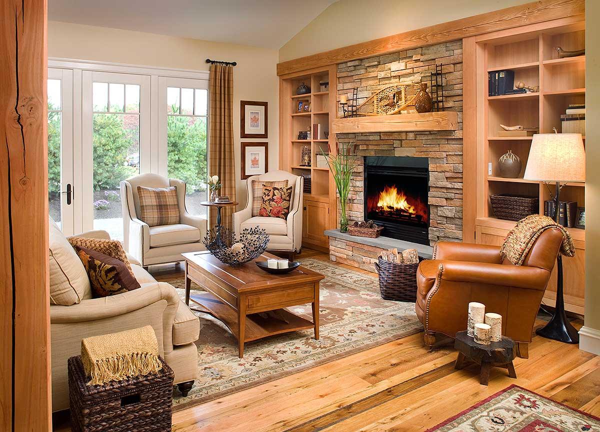 Plan 12913KN: 3 Bed House Plan with Vaulted Living Room and Master Suite - Image #6 - Cabin, Country, Craftsman, Mountain, Rustic, Vacation