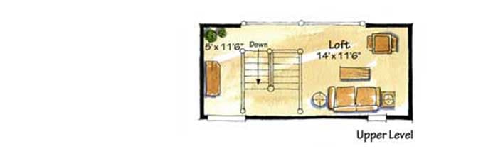 Plan 12916KN: Rustic Retreat - Floor Plan - 2nd Floor - Mountain, Rustic, Vacation