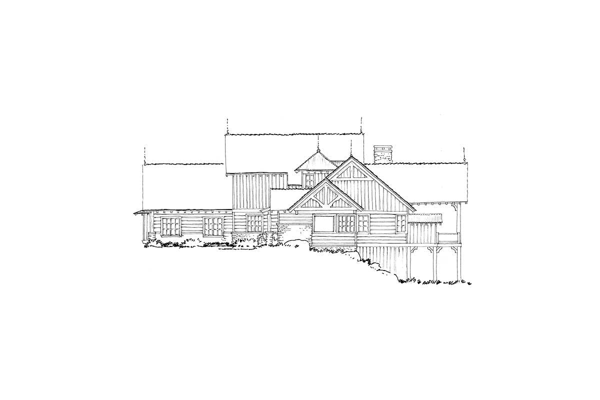 Plan 12933KN: Dream Mountain Home Plan - Image #11 - Cabin, Country, Craftsman, Mountain, Northwest, Rustic, Vacation