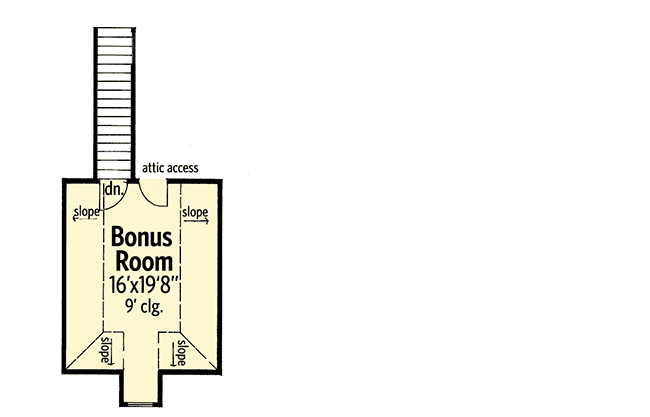 Plan 14127KB: Graceful and Elegant 4 Bed Acadian House Plan - Floor Plan - 2nd Floor - Acadian, European, French Country, Louisiana-Style