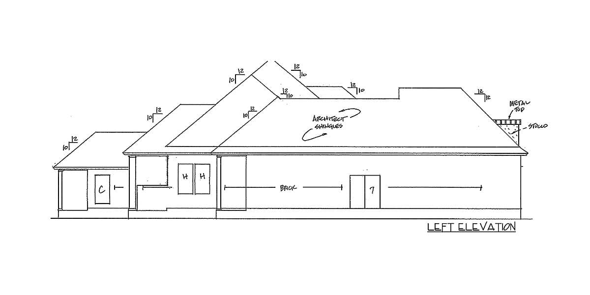Plan 14127KB: Graceful and Elegant 4 Bed Acadian House Plan - Image #6 - Acadian, European, French Country, Louisiana-Style