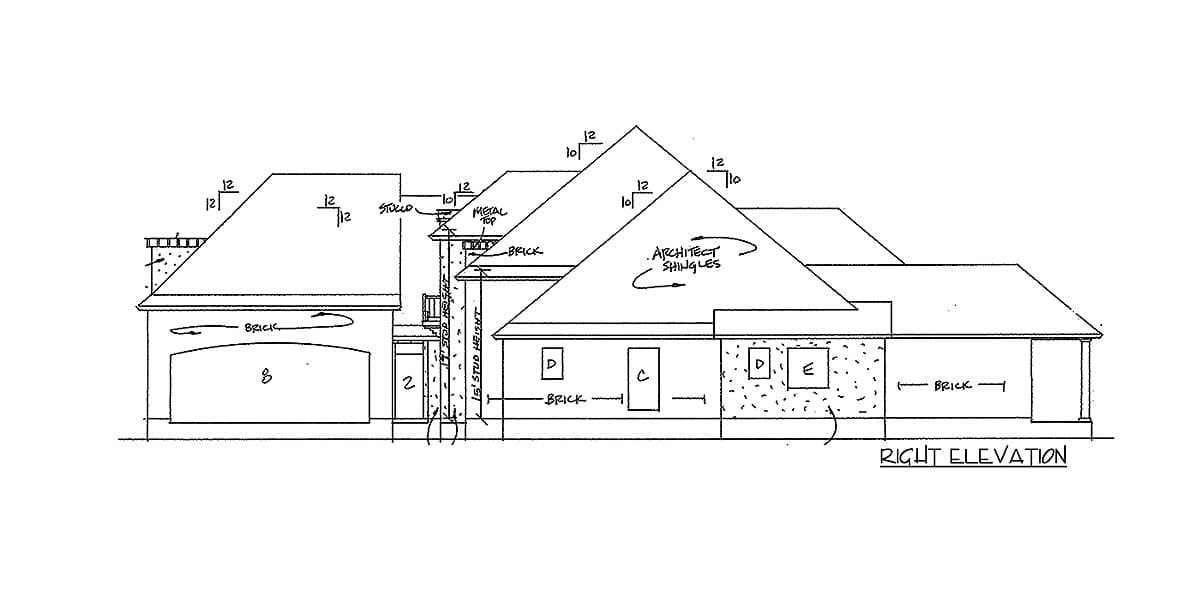 Plan 14127KB: Graceful and Elegant 4 Bed Acadian House Plan - Image #7 - Acadian, European, French Country, Louisiana-Style