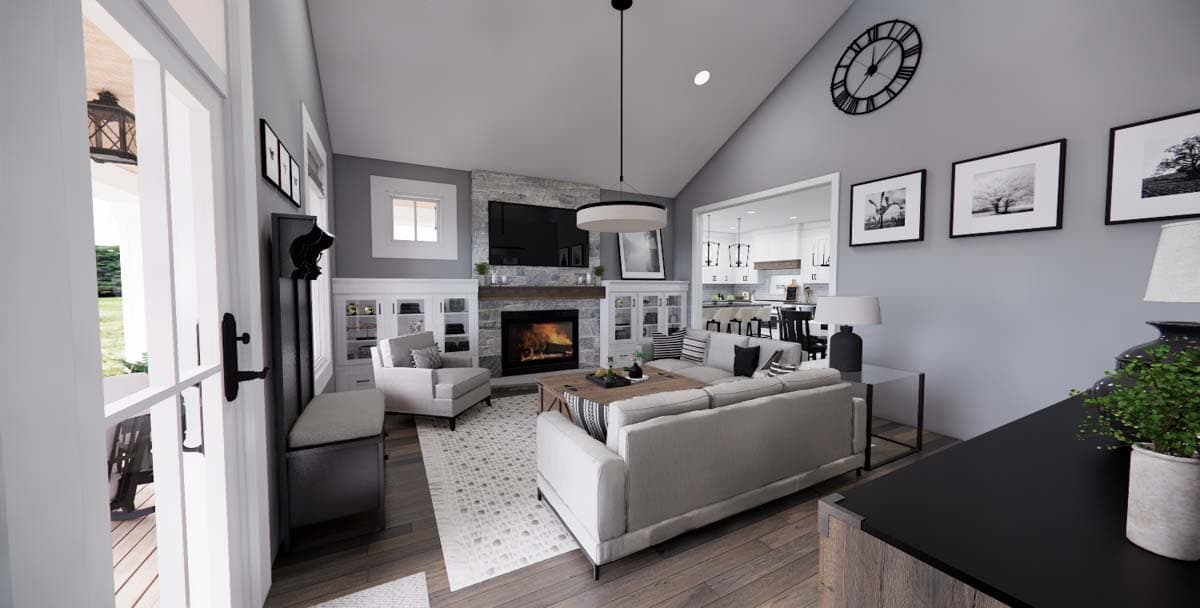 Plan 14306RK: Rustic Tones and a Wrap-Around Porch - 1811 Sq Ft - Image #21 - Bungalow, Cottage, Country, Northwest