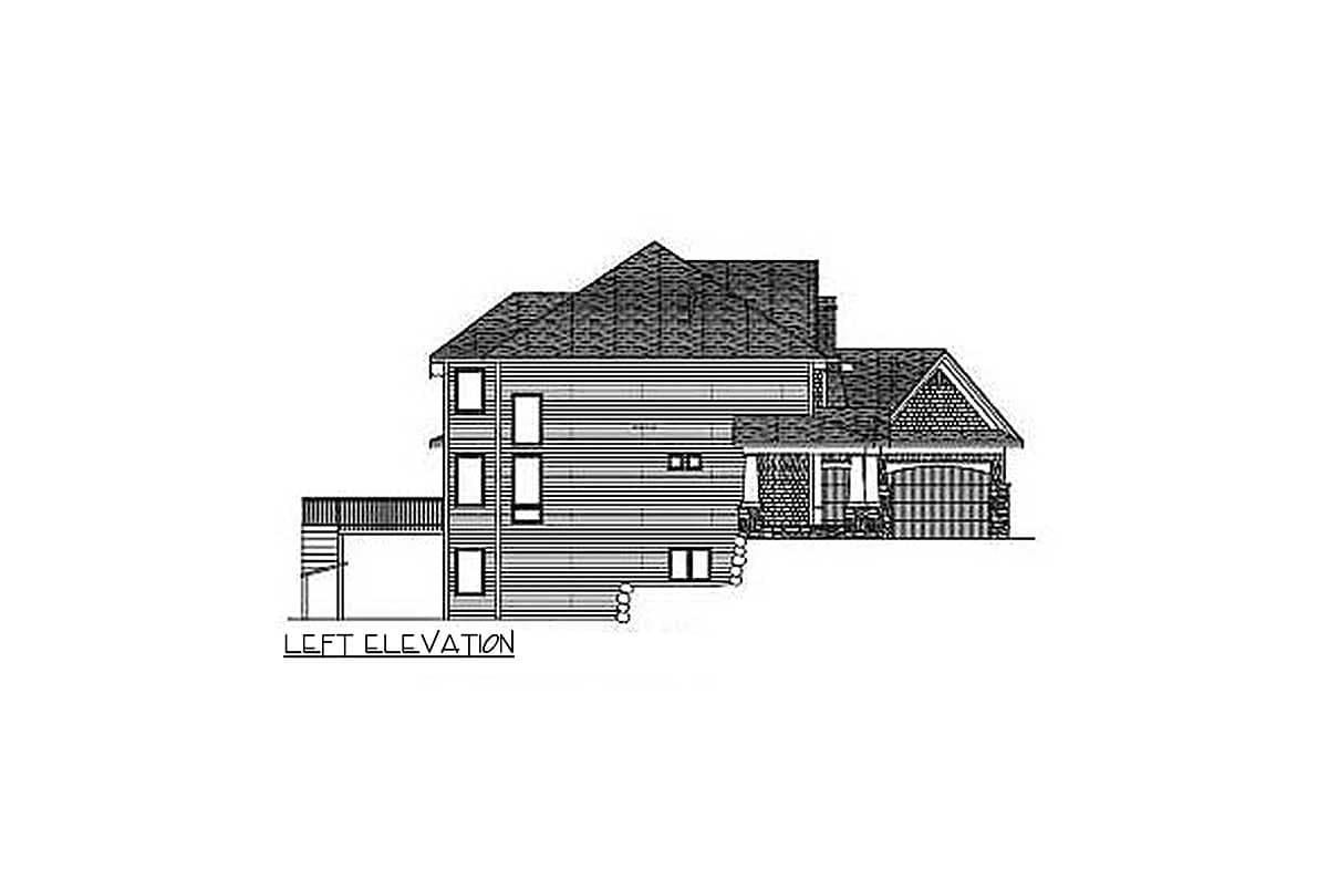 Plan 14462RK: 4-Bedroom Luxury Craftsman Home Plan - 3524 Sq Ft - Image #15 - Craftsman, New American, Northwest, Traditional