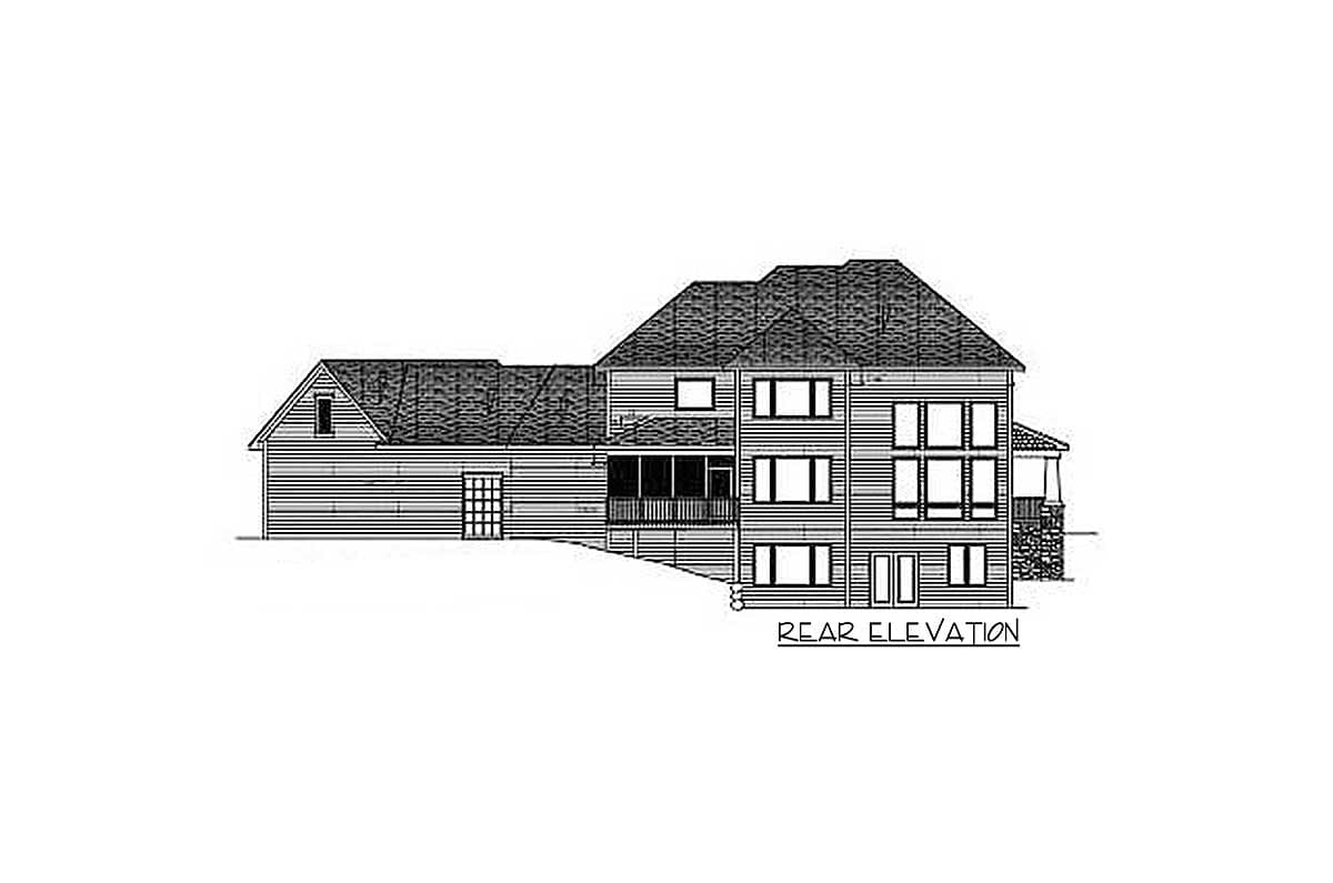 Plan 14462RK: 4-Bedroom Luxury Craftsman Home Plan - 3524 Sq Ft - Image #16 - Craftsman, New American, Northwest, Traditional