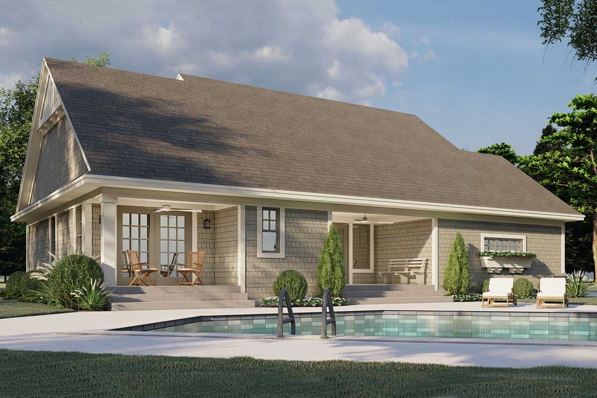 Plan 14568RK: Craftsman Home Plan with Flex Space and a Bonus Room Above 2-Car Garage - Image #8 - Country, Craftsman, Northwest