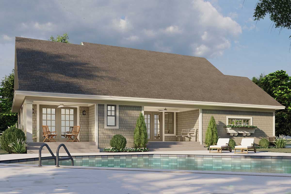 Plan 14568RK: Craftsman Home Plan with Flex Space and a Bonus Room Above 2-Car Garage - Image #9 - Country, Craftsman, Northwest