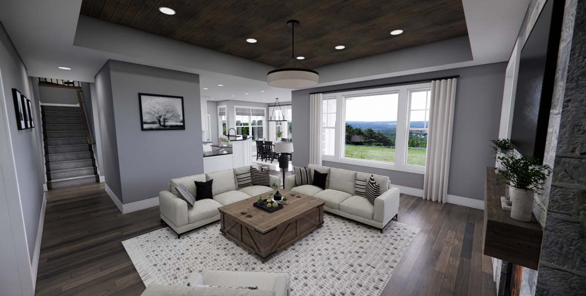 Plan 14601RK: Stylish Stone Craftsman Cottage - 1999 Sq Ft - Image #14 - Cottage, Country, Craftsman, Hill Country