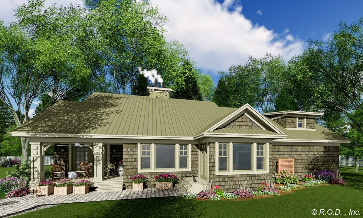 Plan 14601RK: Stylish Stone Craftsman Cottage - 1999 Sq Ft - Image #7 - Cottage, Country, Craftsman, Hill Country