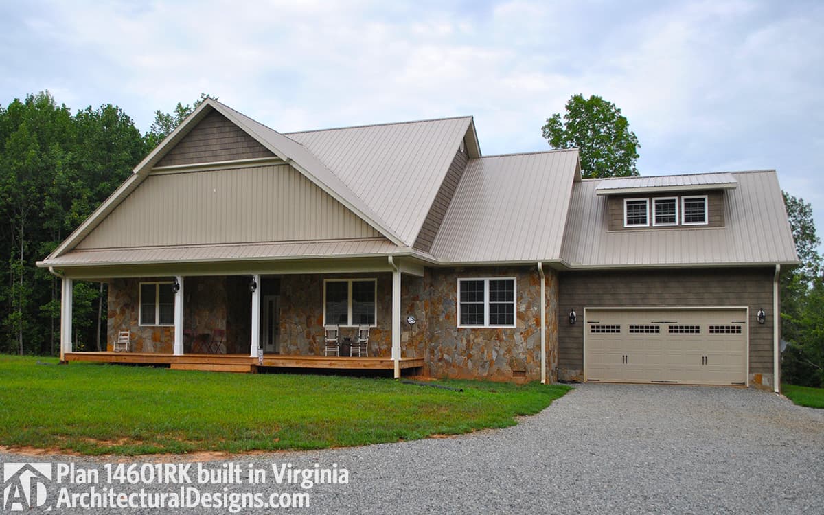 build gallery item - House Plan 14601RK built in Virginia!