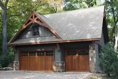 Rugged Garage with Bonus Room Above