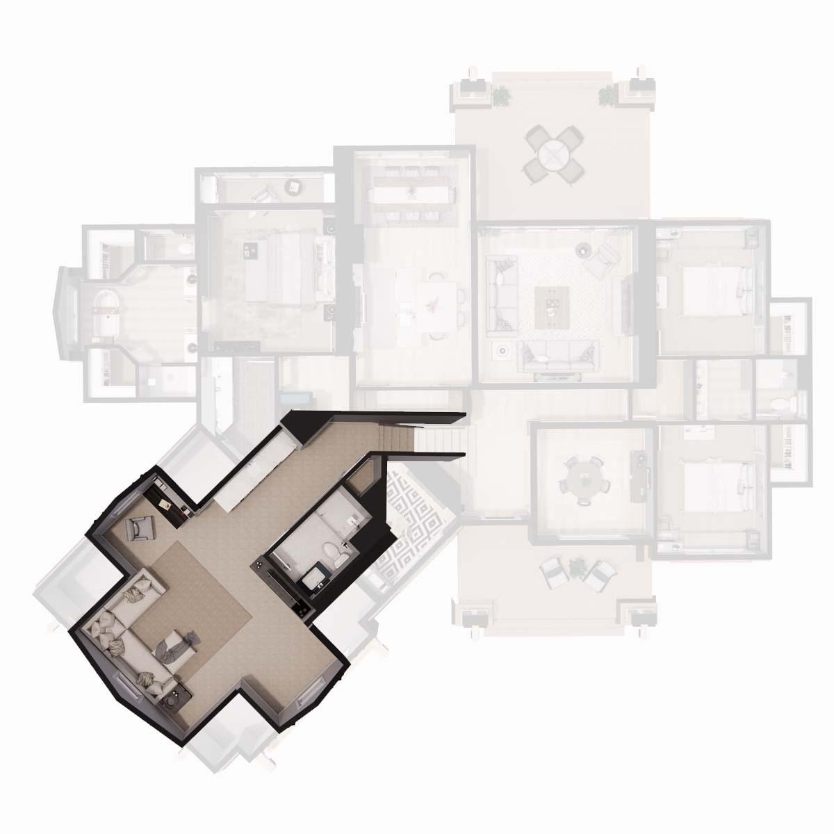 Plan 14635RK: Traditional Craftsman Style House Plan with Home Office and Great Room - 2177 Sq Ft - Image #51 - Craftsman, Mountain, Rustic, Traditional