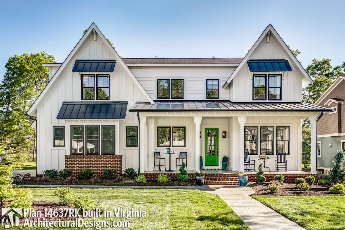 build gallery item - House Plan 14637RK comes to life in Virginia