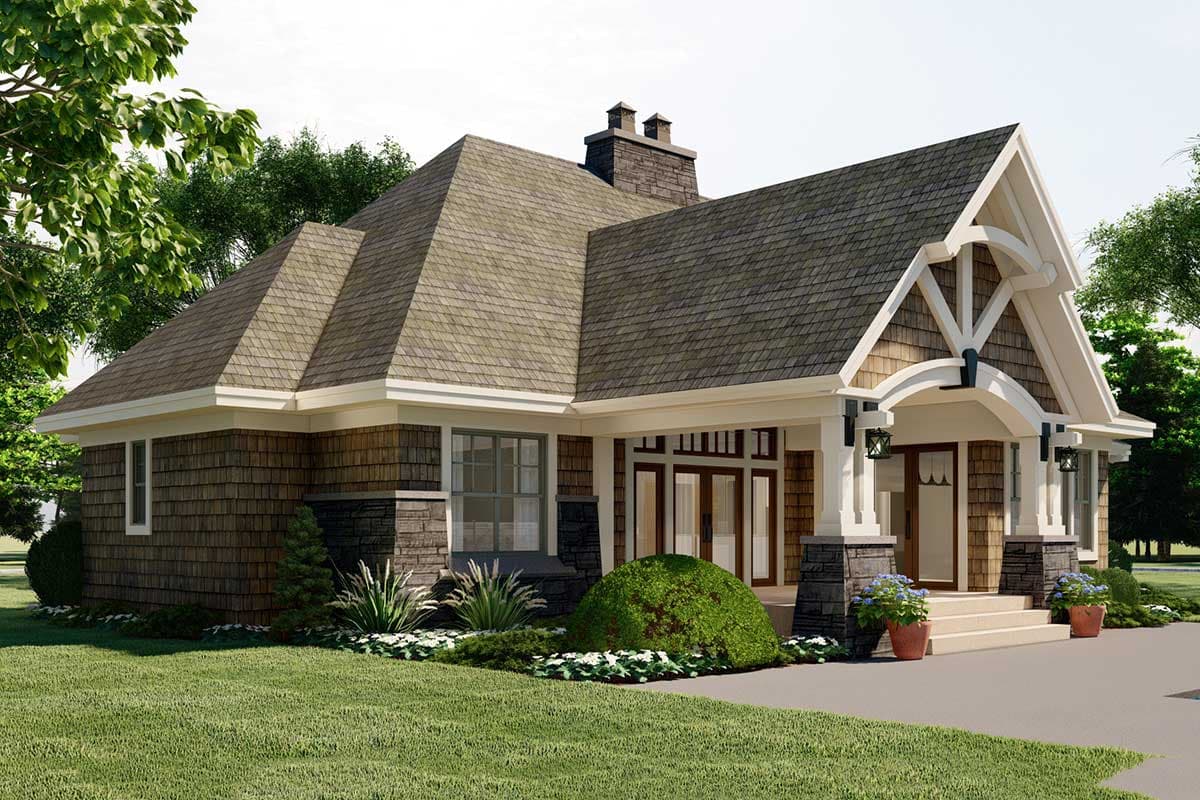 Plan 14648RK: Richly Detailed Craftsman House Plan - 2370 Sq Ft - Image #9 - Craftsman, Northwest, Shingle