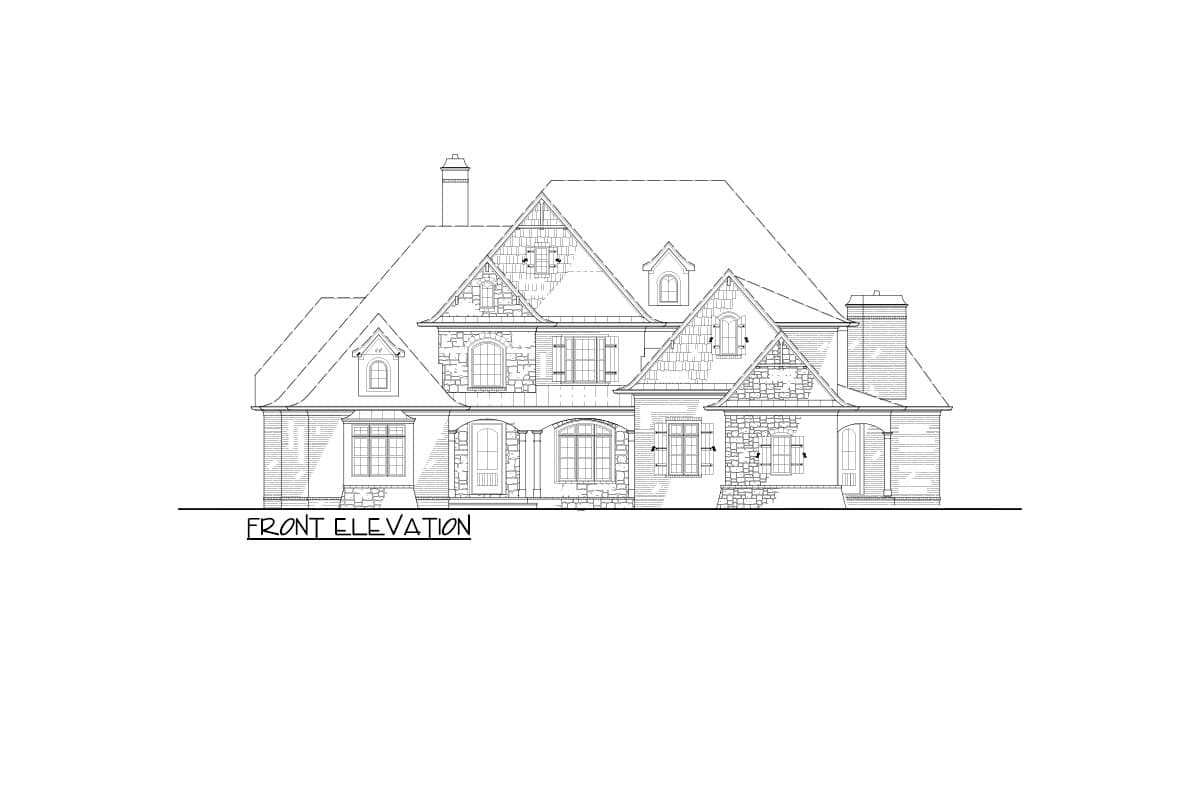 Plan 15604GE: 5-Bed Luxury House Plan Under 4500 Square Feet - Image #6 - Traditional