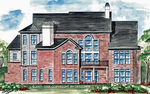 Plan 15608GE: Master-Down Classic House Plan - Image #12 - European, Traditional