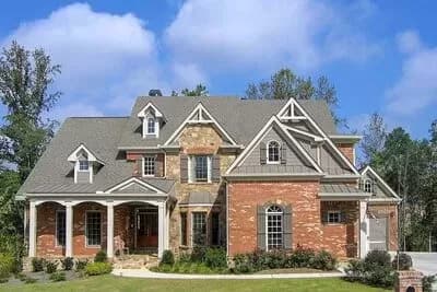 Master-Down Classic House Plan