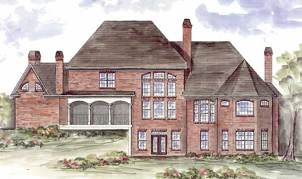 Plan 15609GE: Oversized Master Suite - Image #10 - European, Traditional