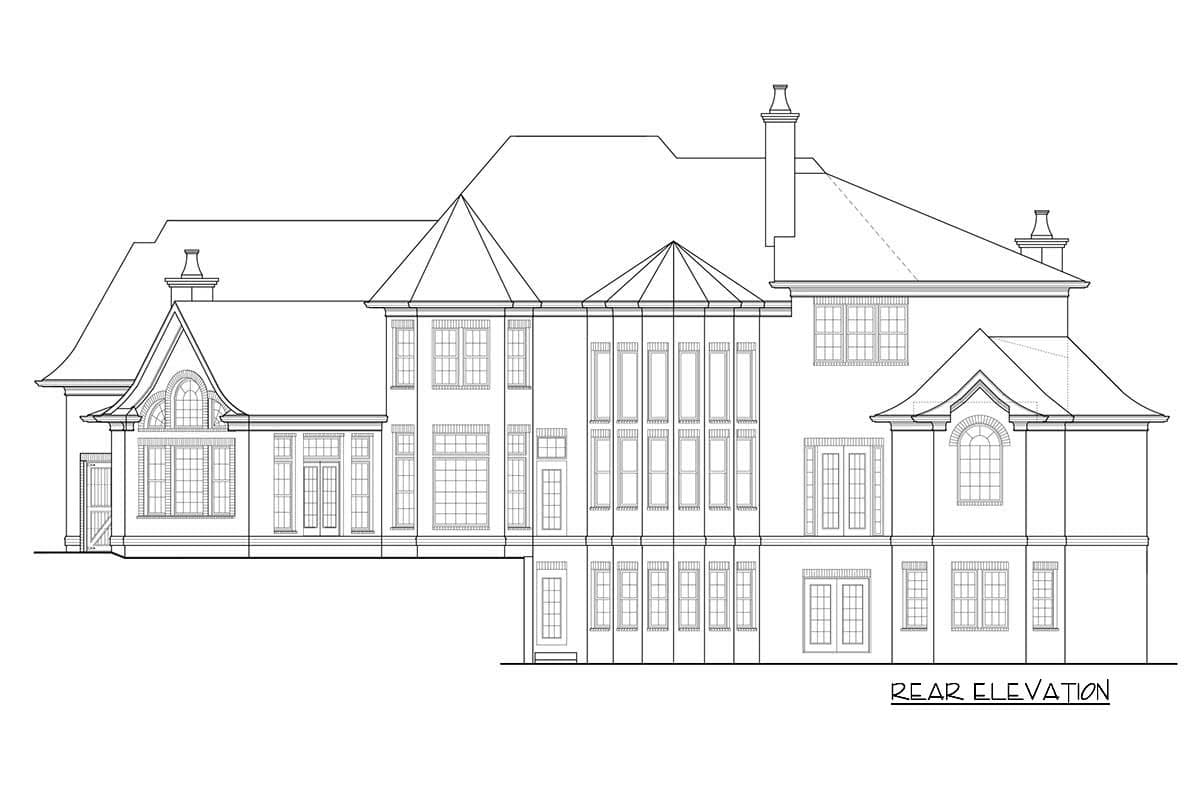 Plan 15614GE: Four Bedroom Splendor with Options - Image #10 - European, Traditional