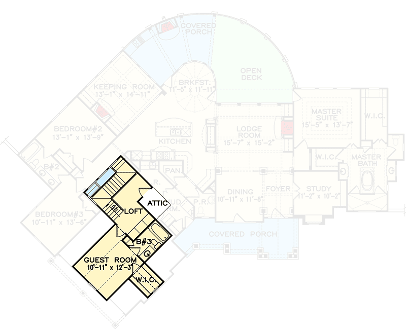 Plan 15617GE: Award-Winning Mountain Craftsman Plan - Floor Plan - Bonus - Craftsman, Mountain, Rustic