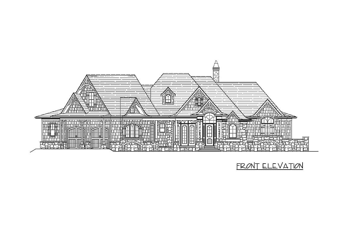 Plan 15617GE: Award-Winning Mountain Craftsman Plan - Image #37 - Craftsman, Mountain, Rustic