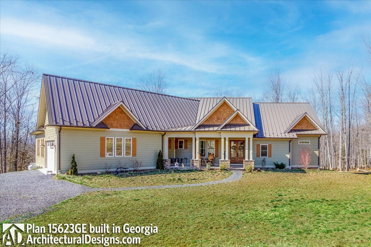 Plan 15623GE: Sweeping Views and Alternate Versions Abound - Image #15 - Country, Craftsman, Mountain, Rustic